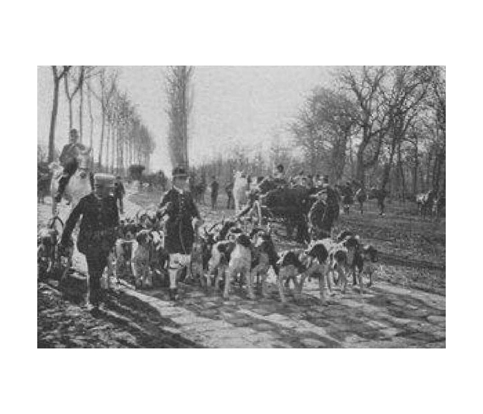 Arrivée au Carrefour de la Croix-Saint-Ouen - Photo tirée du Sport universel illustré (1895)